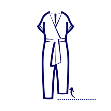 Overall / Jumpsuit kürzen