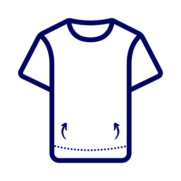 T-Shirt kürzen