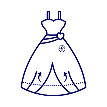 Festliches Kleid (Pro Stunde NUR vor Ort)