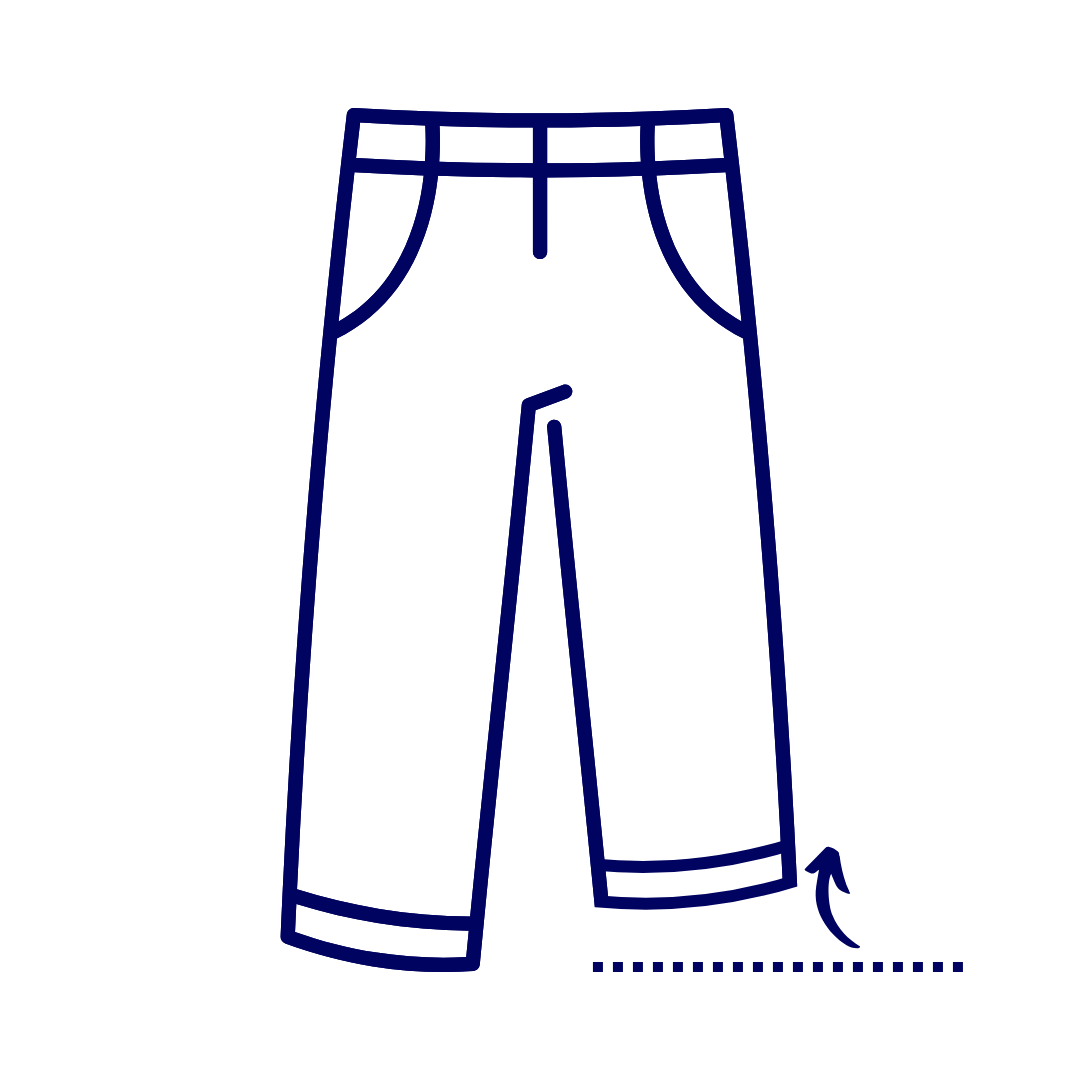 Hose / Jeans kürzen