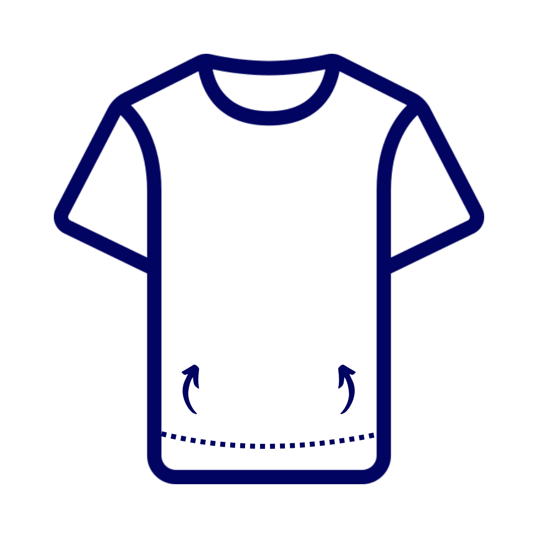 T-Shirt kürzen